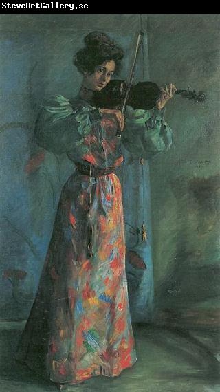 Lovis Corinth Die Geigenspielerin